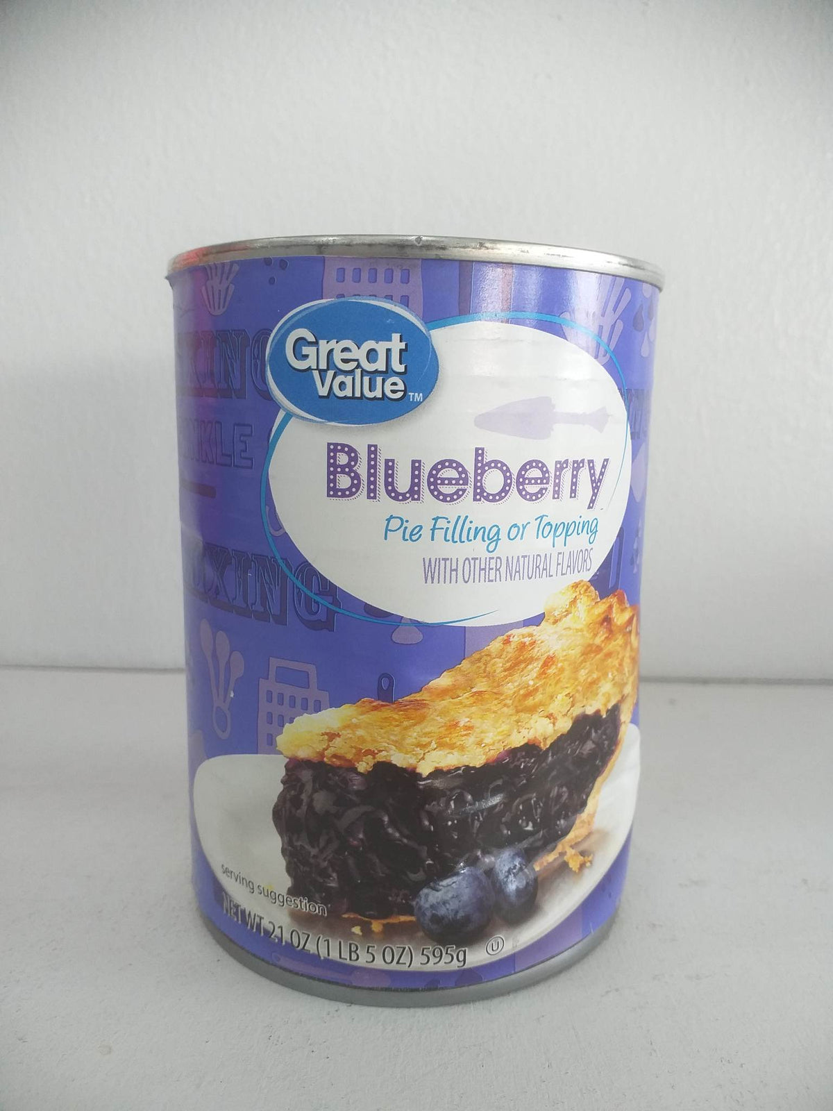 Great Value Blueberry Pie Filling or Topping, 21 oz(595g)