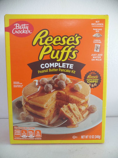 Betty Crocker REESE'S PUFFS Peanut Butter Pancake Mix, 12 oz.