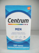 Load image into Gallery viewer, Centrum Mens Multivitamin Supplement Tablets, 120 Count
