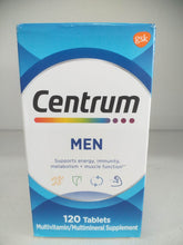 Load image into Gallery viewer, Centrum Mens Multivitamin Supplement Tablets, 120 Count
