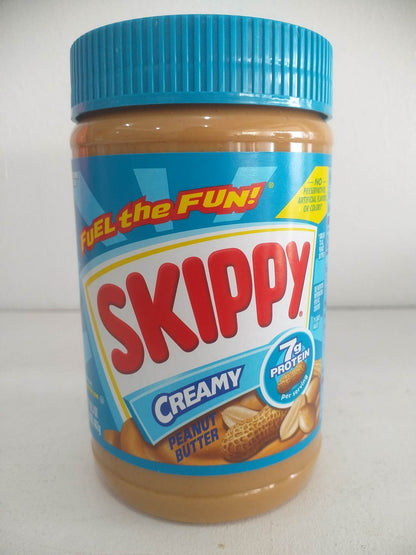 SKIPPY Peanut Butter, Creamy, 16.3 oz(462g)