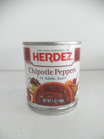 Herdez Chipotle Peppers in Adobo Sauce 7 Oz (198g)