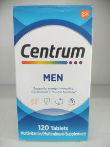 Centrum Mens Multivitamin Supplement Tablets, 120 Count