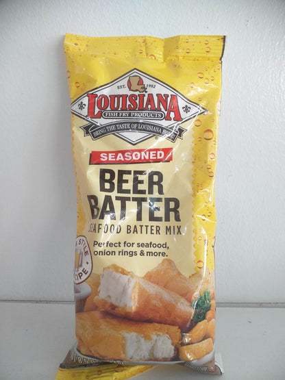 Louisiana Fish Fry Products Seasoned Beer Batter Mix 8.5oz