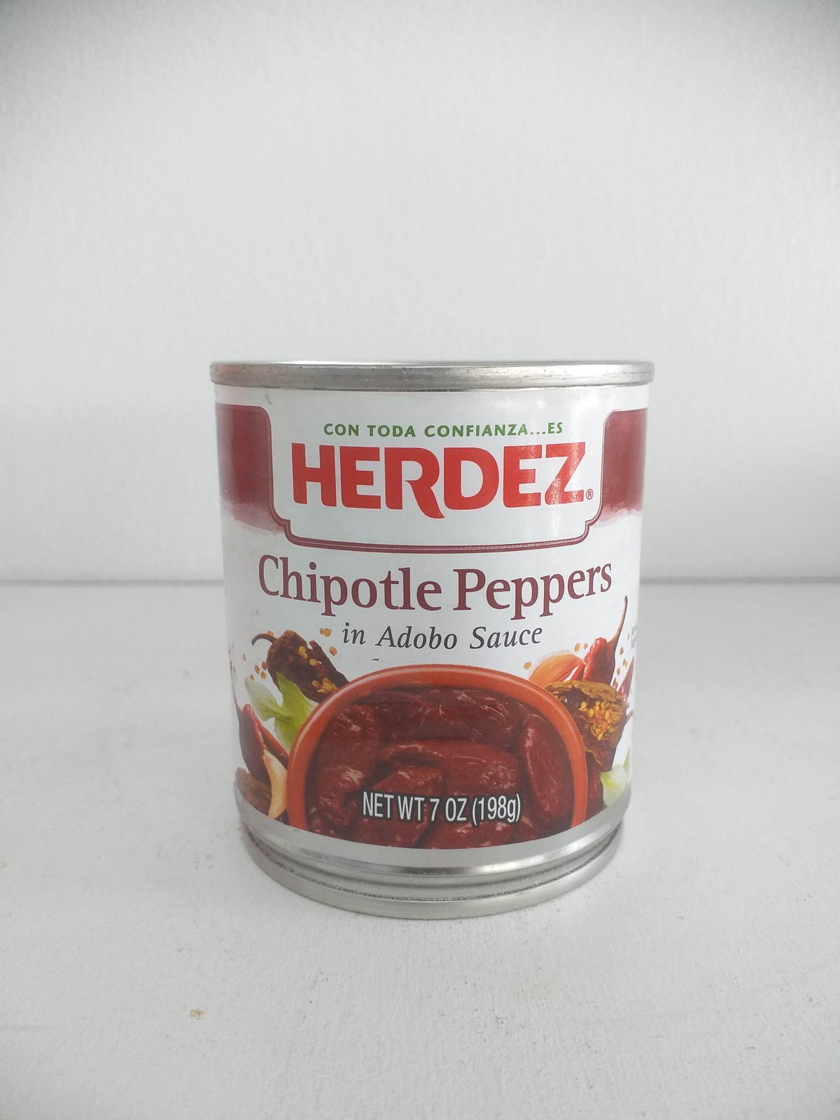 Herdez Chipotle Peppers in Adobo Sauce 7 Oz (198g)