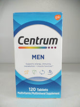 Load image into Gallery viewer, Centrum Mens Multivitamin Supplement Tablets, 120 Count
