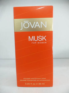 Jovan Musk Eau de Cologne, Perfume for Women, 3.25 oz (96ml)