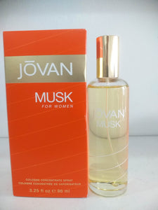 Jovan Musk Eau de Cologne, Perfume for Women, 3.25 oz (96ml)