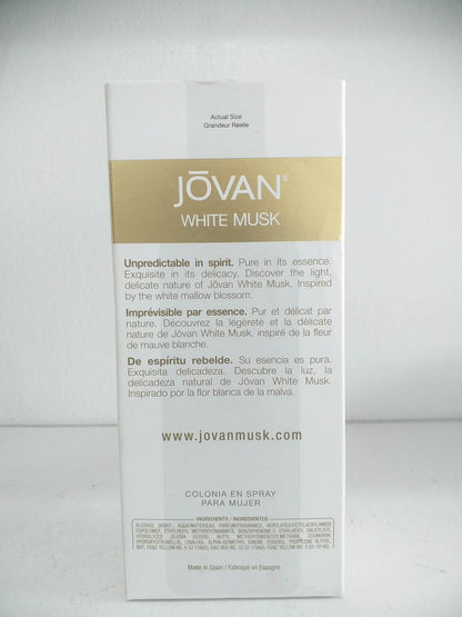 Jovan White Musk for Women Cologne Spray 3.2 Oz(96ml)