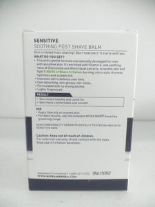 Nivea Men Post Shave Balm, Sensitive 3.3 Fl Oz