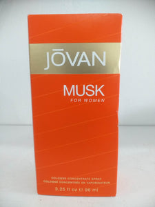 Jovan Musk Eau de Cologne, Perfume for Women, 3.25 oz (96ml)