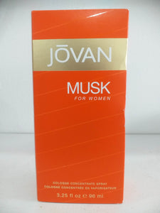 Jovan Musk Eau de Cologne, Perfume for Women, 3.25 oz (96ml)