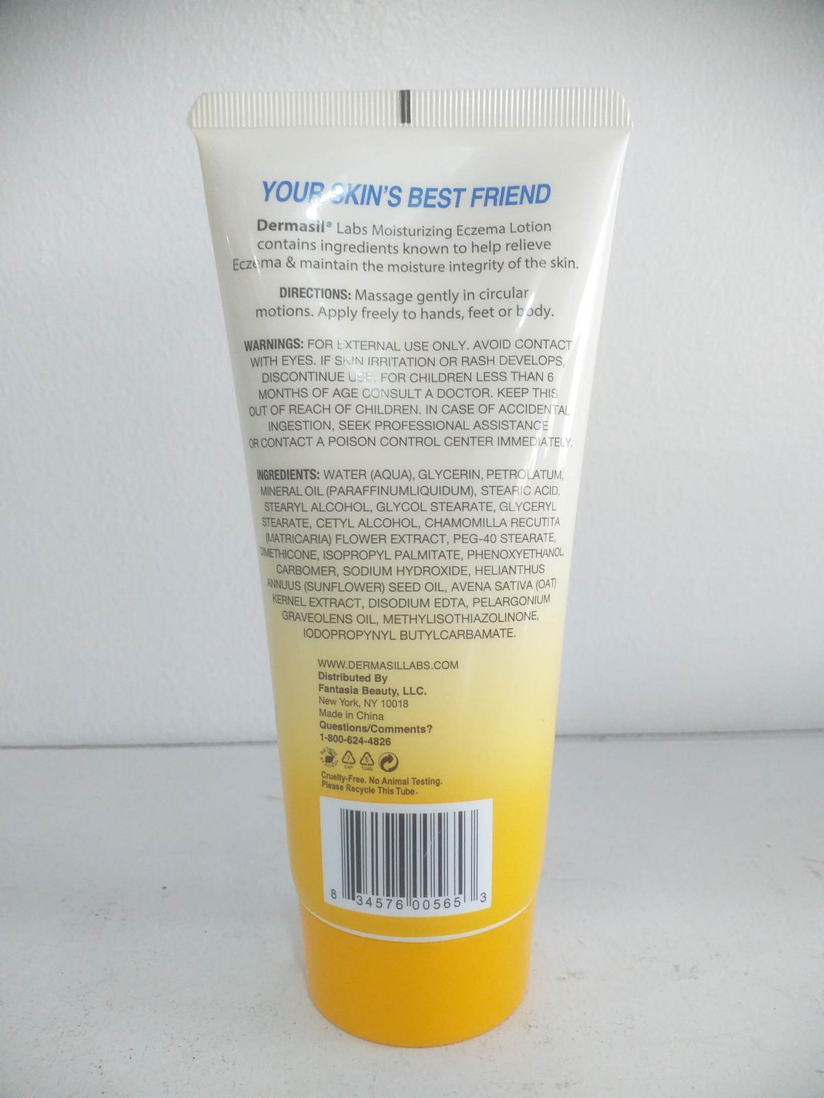 Dermasil Eczema Relief Moisturizing Lotion 6 oz. Tubes(178ml)
