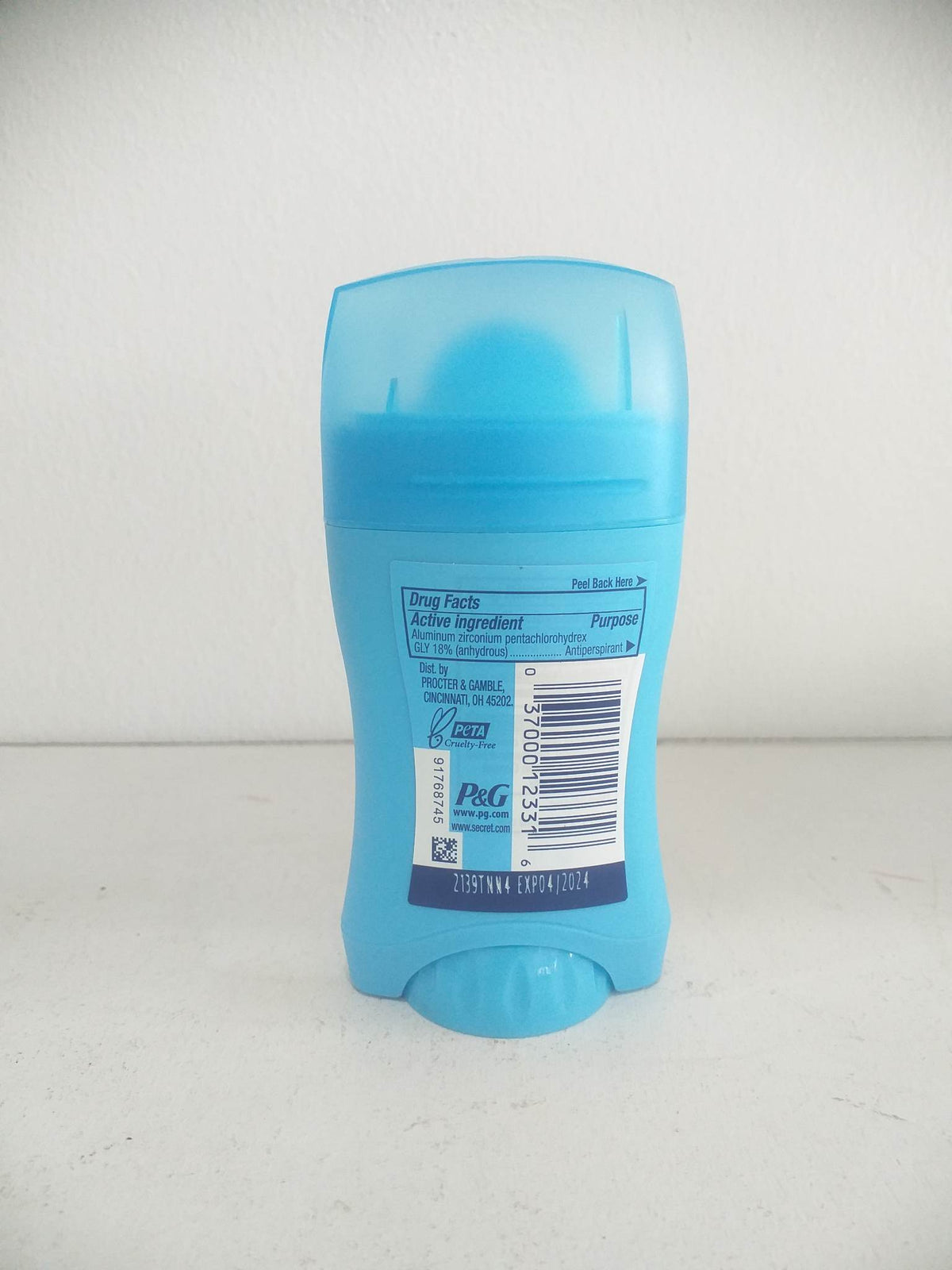 Secret Invisible Solid Antiperspirant Deodorant, Powder Fresh, 1.6 oz(45g)