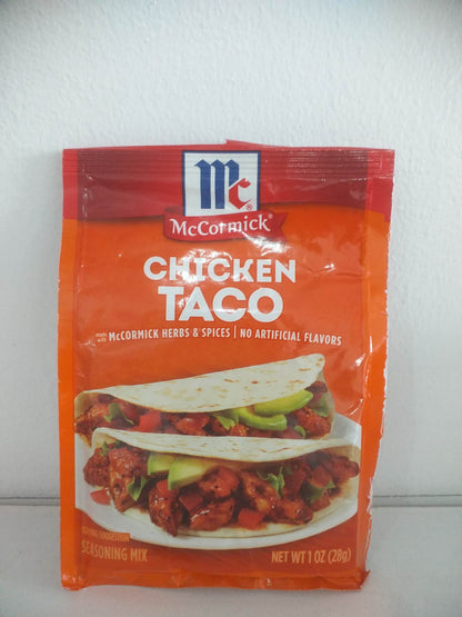 McCormick Taco Seasoning Mix - Chicken, 1 oz(28g)