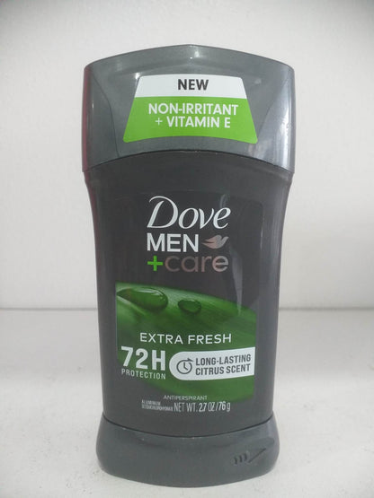 Dove Men+Care Extra Fresh 72H Men's Antiperspirant Deodorant Stick, 2.7 oz(76g)
