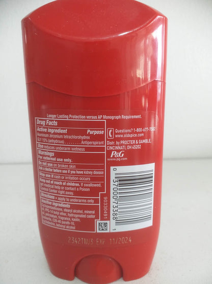 Old Spice Antiperspirant for Men, Captain Bravery & Bergamot Scent 2.6oz (73g)