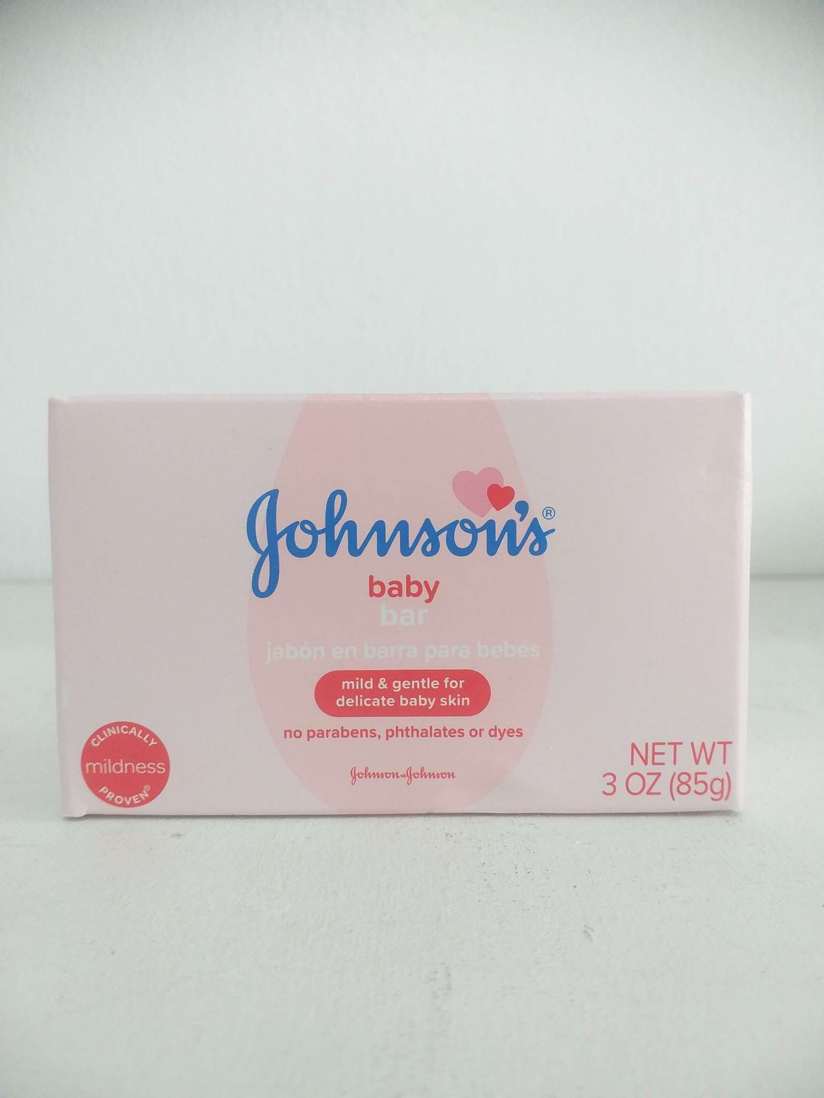 Johnson's Baby Bar Soap Mild & Gentle for Baby Bath 3 oz(85g)