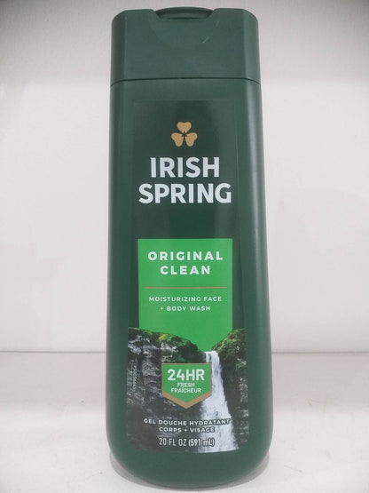 Irish Spring Original Clean Scented Body Wash 20 oz (591ml)