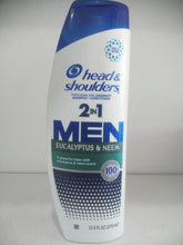 Load image into Gallery viewer, Head &amp; Shoulders Mens 2 in 1 Shampoo Eucalyptus &amp; Neem, 12.5 oz(370ml)
