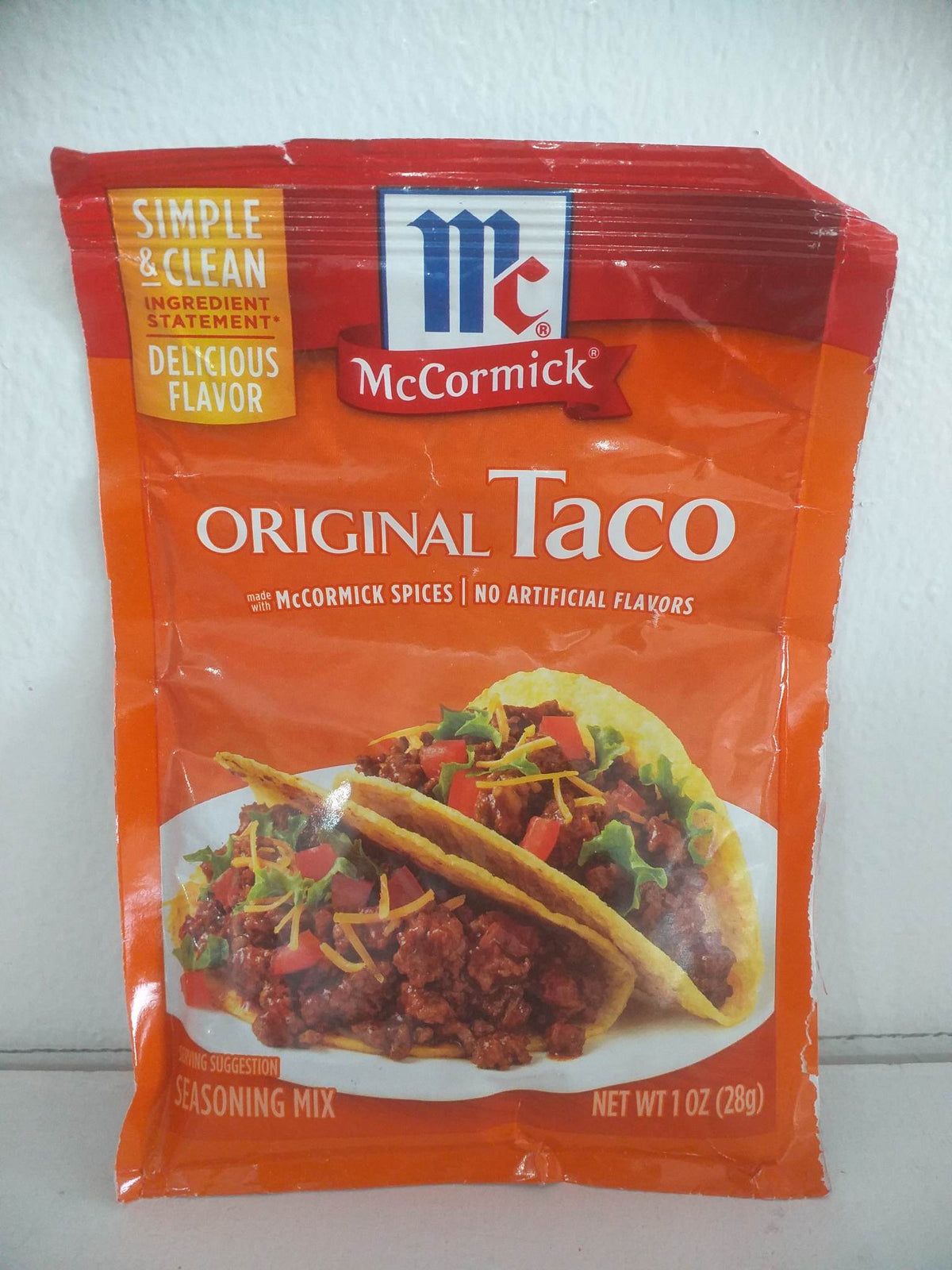 McCormick Original Taco Seasoning Mix, 1 oz (28g)
