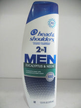 Load image into Gallery viewer, Head &amp; Shoulders Mens 2 in 1 Shampoo Eucalyptus &amp; Neem, 12.5 oz(370ml)
