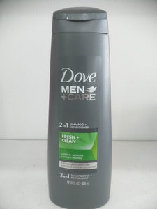 Dove Men+Care Fresh and Clean 2-in-1 Shampoo and Conditioner 12 fl oz(355ml)