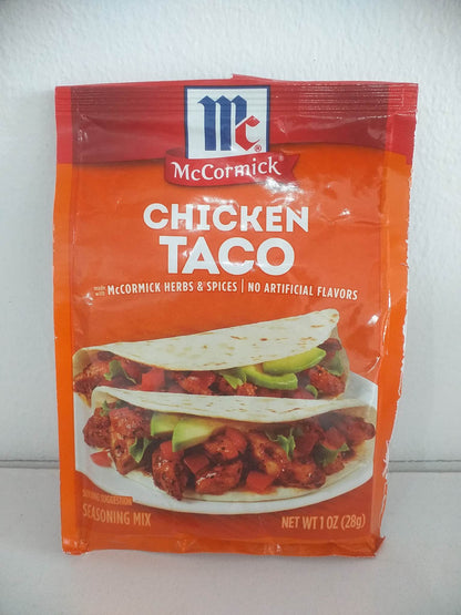 McCormick Taco Seasoning Mix - Chicken, 1 oz(28g)
