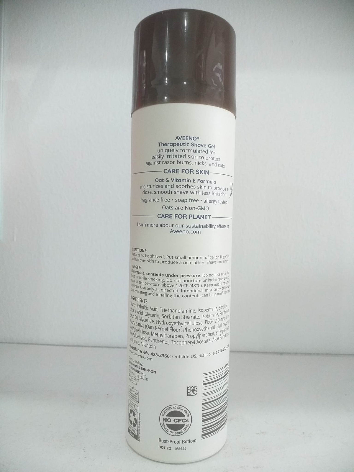 Aveeno Therapeutic Shave Gel Razor Bumps fragrance free - 7 oz(198g)