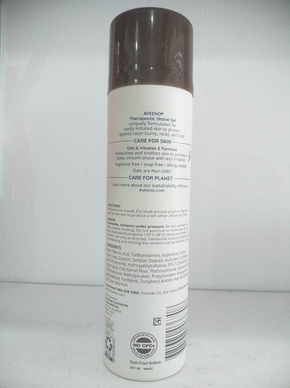 Aveeno Therapeutic Shave Gel Razor Bumps fragrance free - 7 oz(198g)