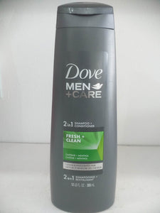 Dove Men+Care Fresh and Clean 2-in-1 Shampoo and Conditioner 12 fl oz(355ml)