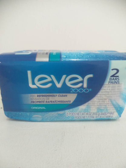 Lever 2000 Original Refreshing Bar Soap, Perfectly Fresh 4 oz, (226g)
