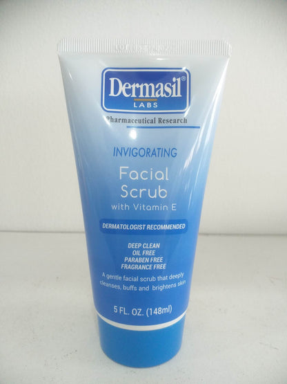 Dermasil Labs Invigorating Facial Scrub With Vitamin E 5fl oz(148ml)