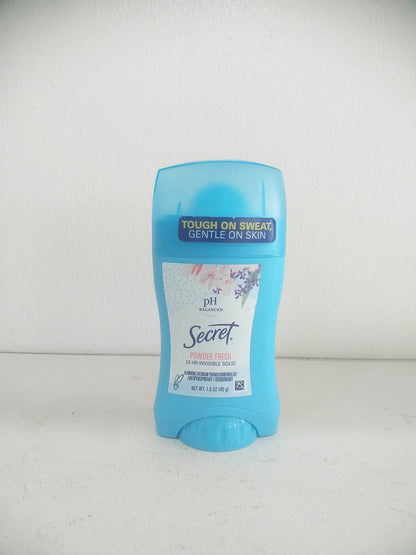Secret Invisible Solid Antiperspirant Deodorant, Powder Fresh, 1.6 oz(45g)