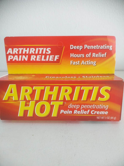 Arthritis Hot Pain Relief Creme 3 oz(85g)