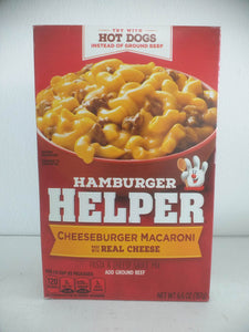 Hamburger Helper Cheeseburger Macaroni, Made With Real Cheese, 6.6 oz(187g)