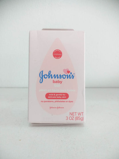 Johnson's Baby Bar Soap Mild & Gentle for Baby Bath 3 oz(85g)