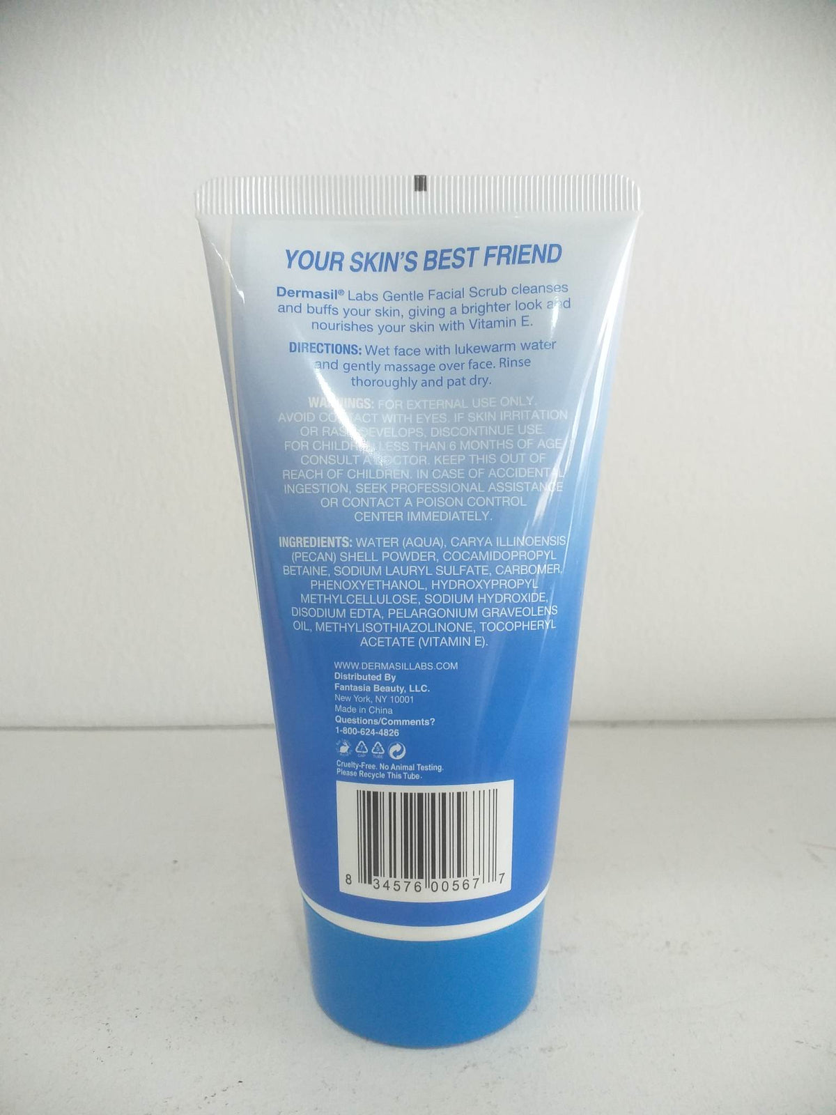 Dermasil Labs Invigorating Facial Scrub With Vitamin E 5fl oz(148ml)