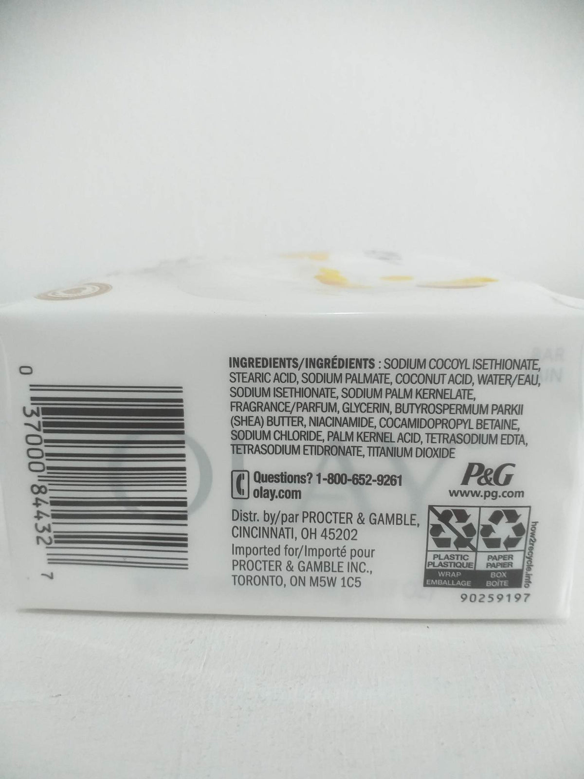 Olay 10x Moisture Ultra Moisture Shea Butter Beauty Bar 3.75 oz, 4 bar soap