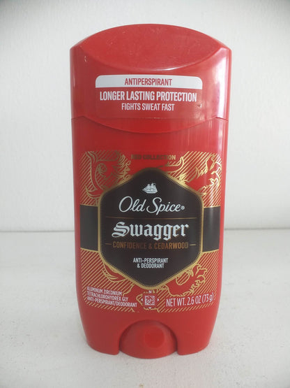 Old Spice Antiperspirant For Men, Swagger Confidence & Cedarwood Scent 73g