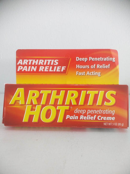 Arthritis Hot Pain Relief Creme 3 oz(85g)