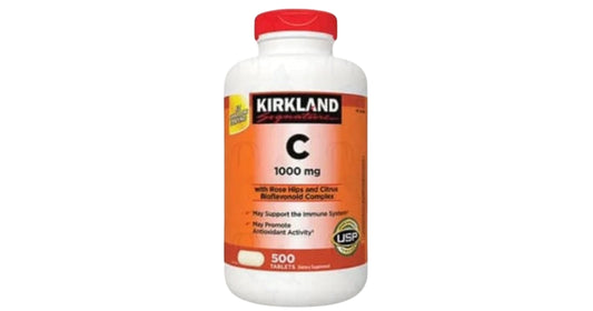 Kirkland Signature Vitamin C 1000 Mg 500 Tablets