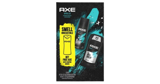 Axe Men's Deodorant Body spray Gift Pack Apollo Sage & Cedarwood 2 Pack