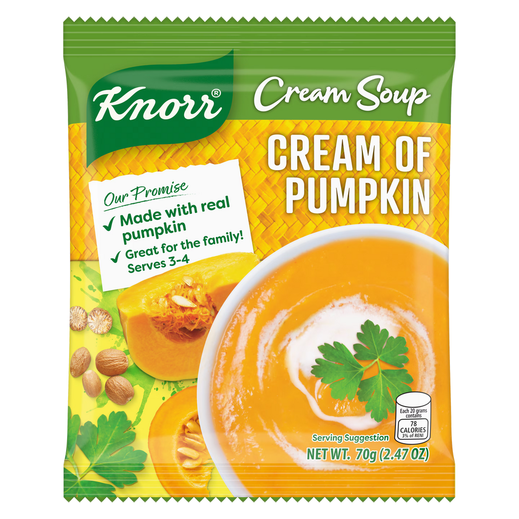 Knorr Cream of Pumpkin Soup 70G.
