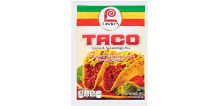Lawry's Taco Seasoning Mix, 1 oz (28.3g)
