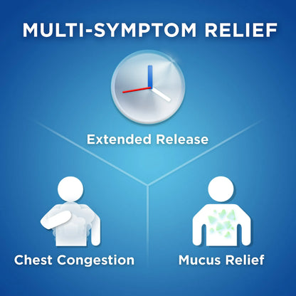 Equate Mucus ER Extended-Release Tablets, 600 mg, 20 Count