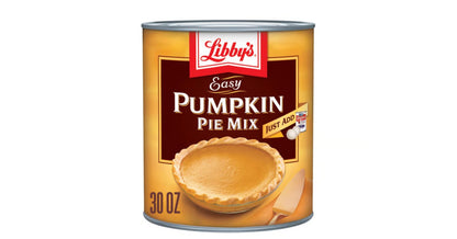 Libby's Pumpkin Pie Mix Gluten Free Low in Fat 30 oz (850g)