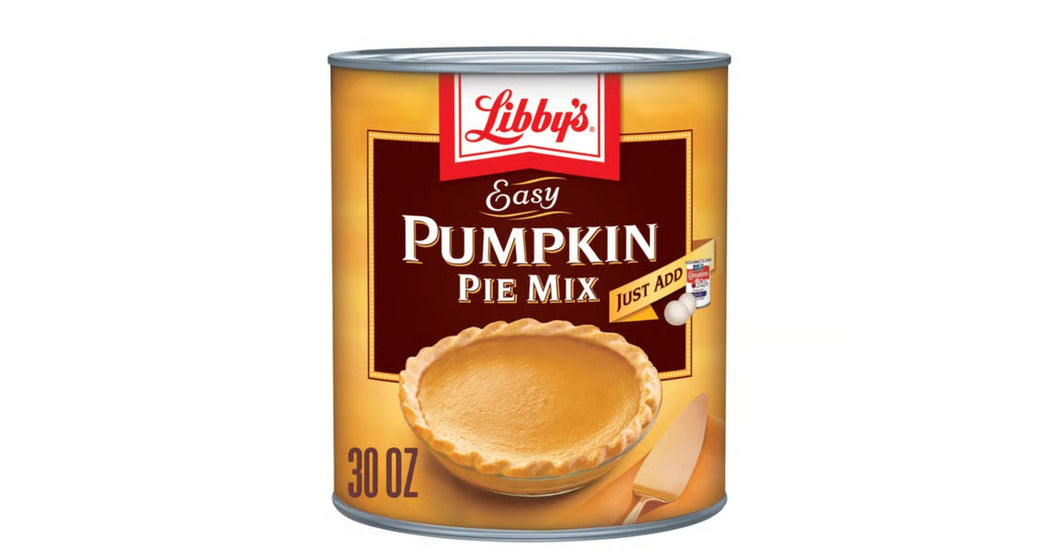 Libby's Pumpkin Pie Mix Gluten Free Low in Fat 30 oz (850g)