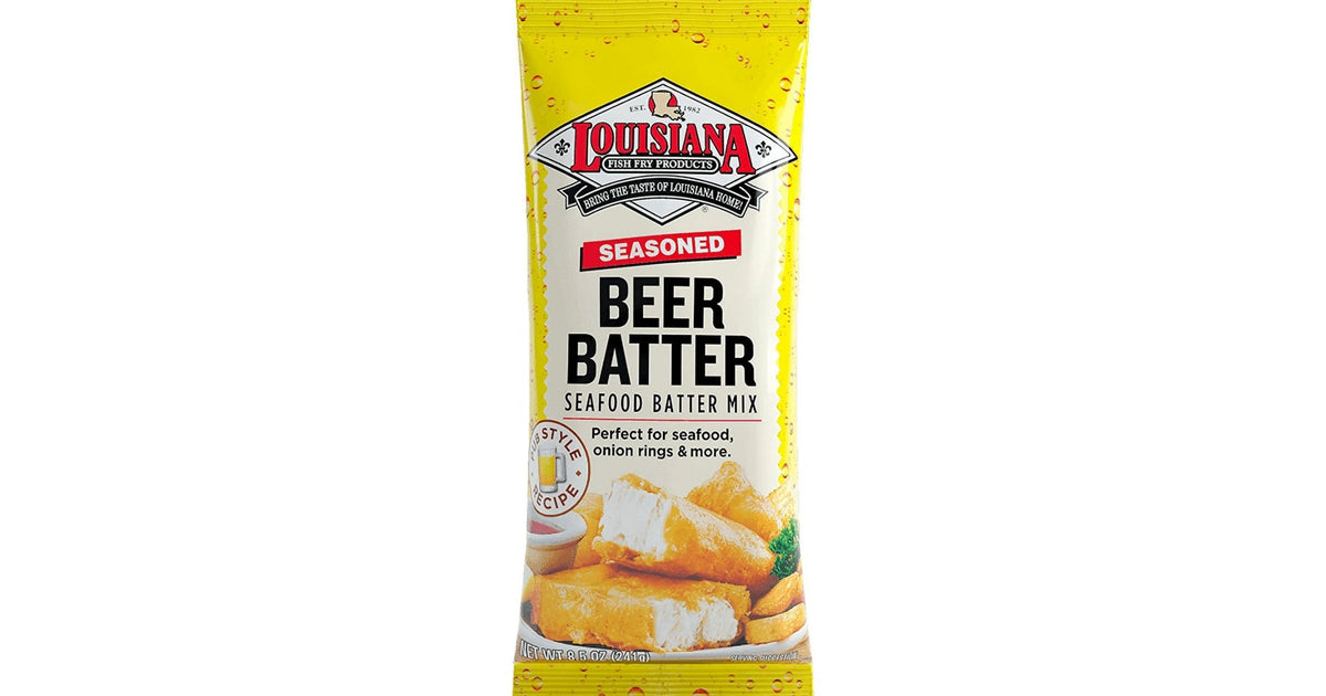 Louisiana Fish Fry Products Seasoned Beer Batter Mix 8.5oz