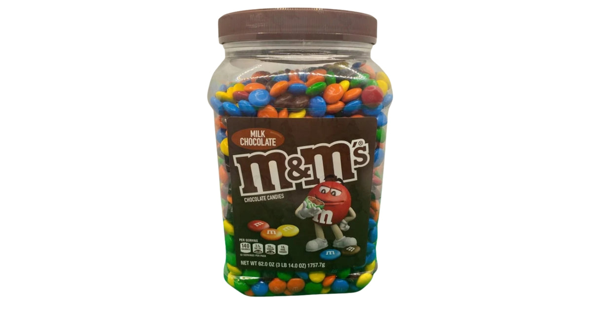 M&M's Milk Chocolate Candies Jar (62oz)